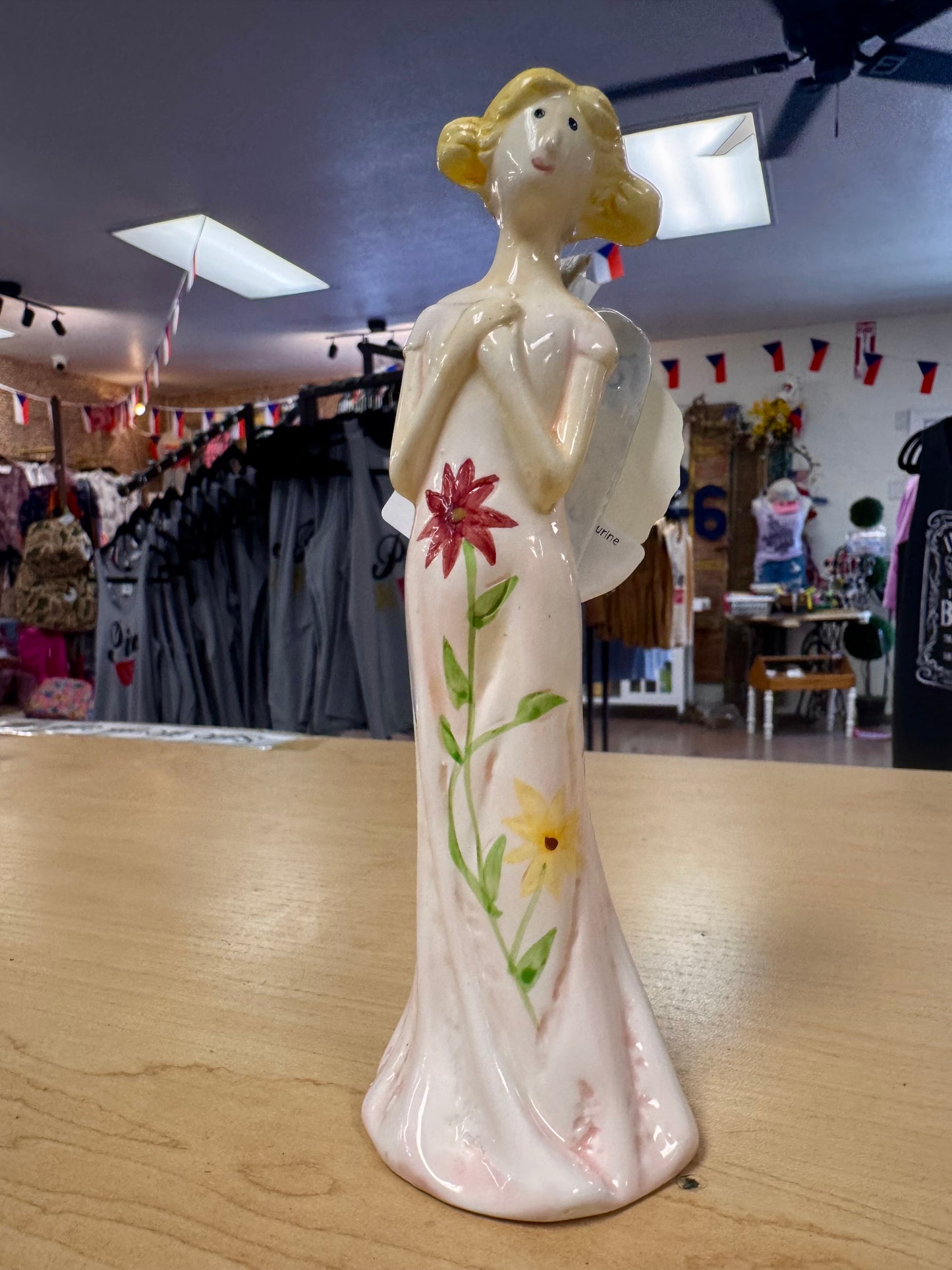 Vintage Sweet Angel Ceramic Figurine