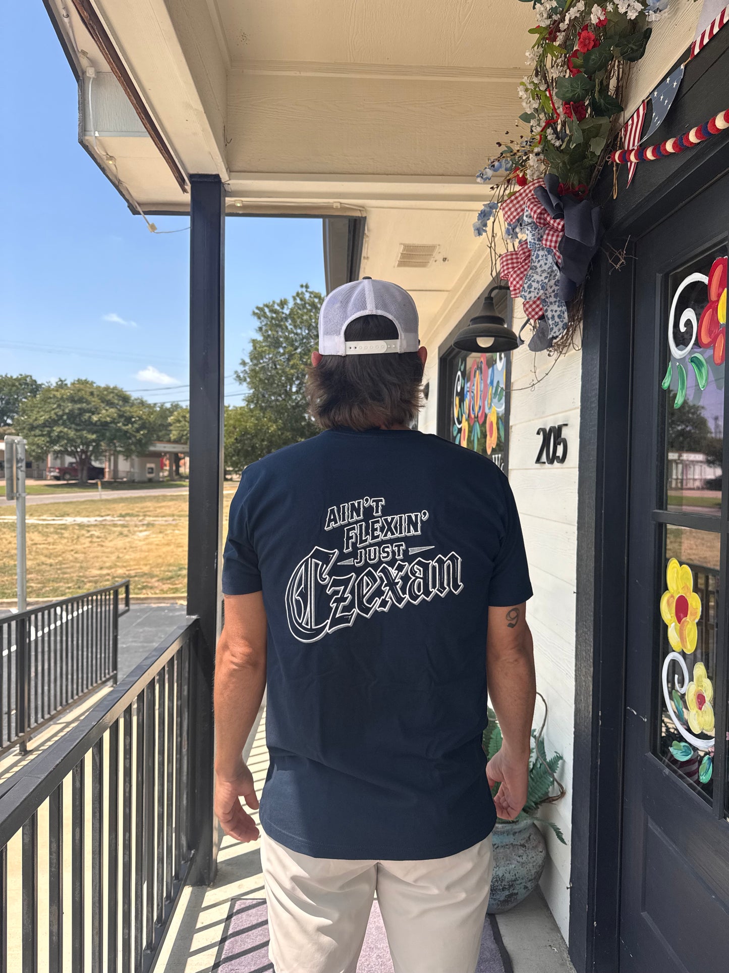 Aint Flexin Just Czexan Pocket Tee