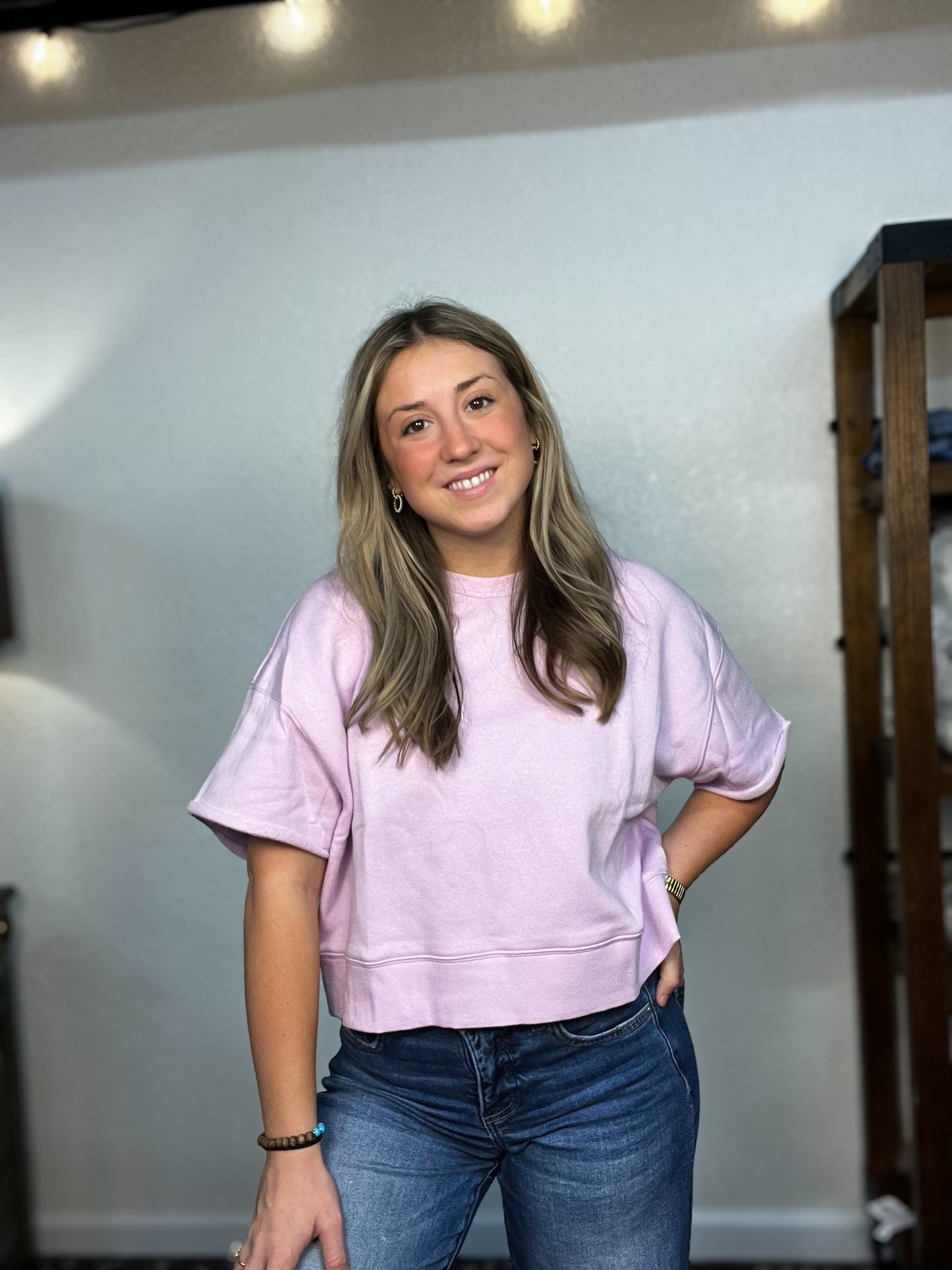 Short Sleeve Soft Sweatshirt