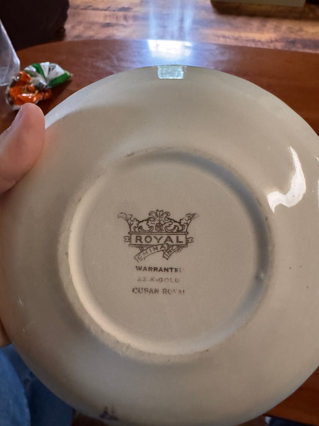 22K Gold Quban Royal Bread & Butter Plates