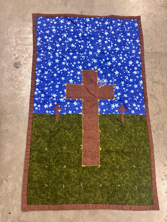 Handmade Quilted Calvary Blanket