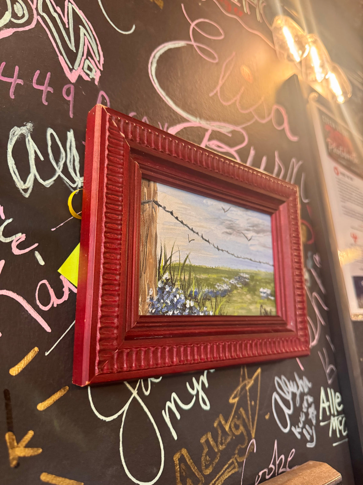 Original Hand-painted Bluebonnet Painting