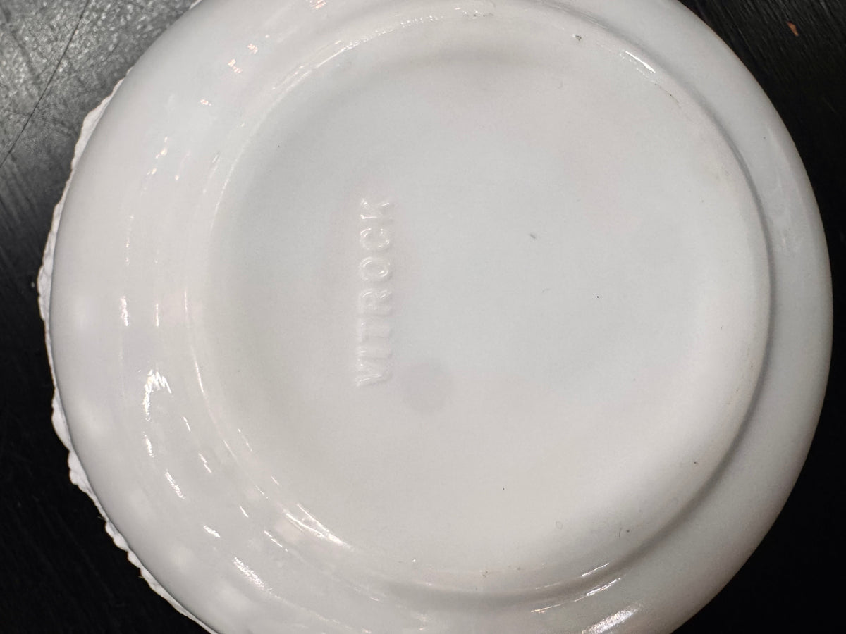 1930s Vitrock Milk Glass Cream Soup Bowls