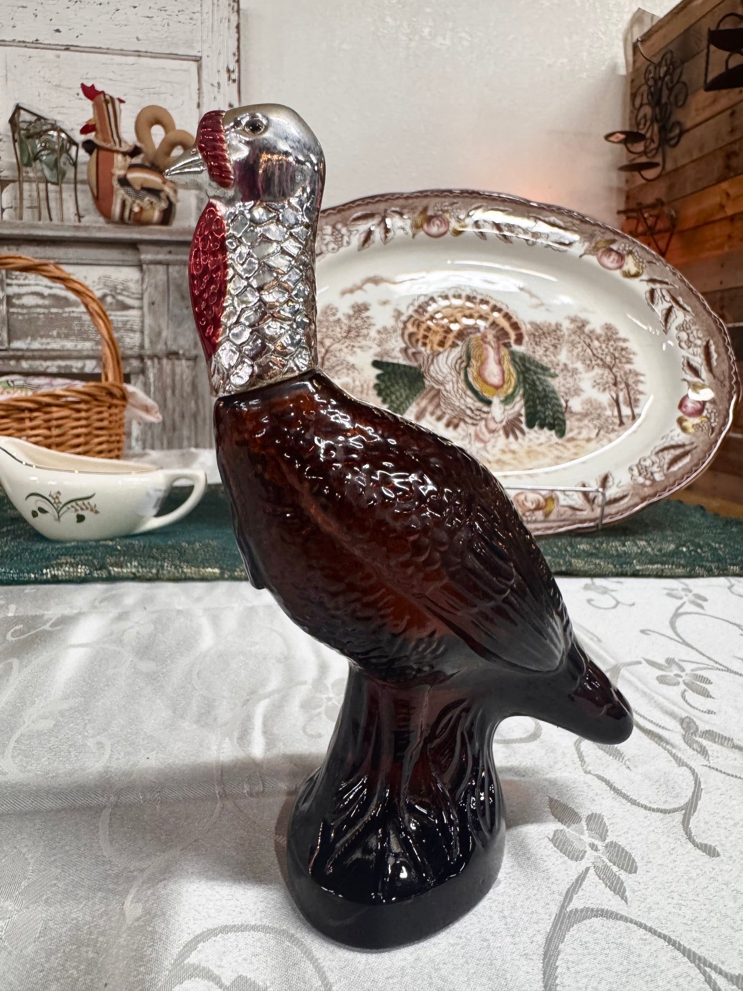 Avon Wild Turkey Cologne/After Shave Decanter