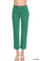 Acid Washed Cropped Dk Green
