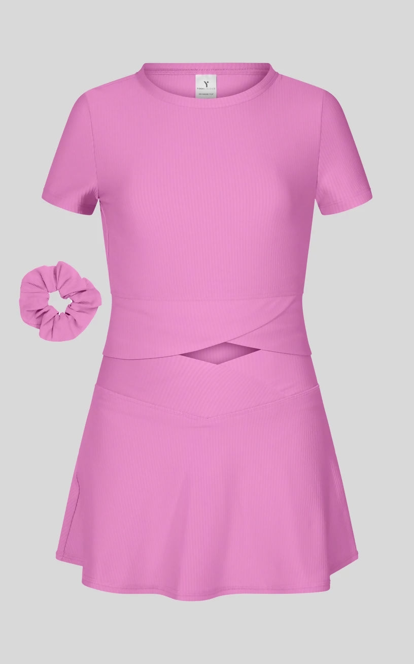 Crossover Top and Skort Set