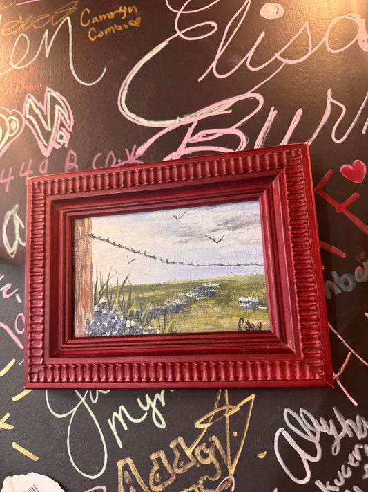 Original Hand-painted Bluebonnet Painting