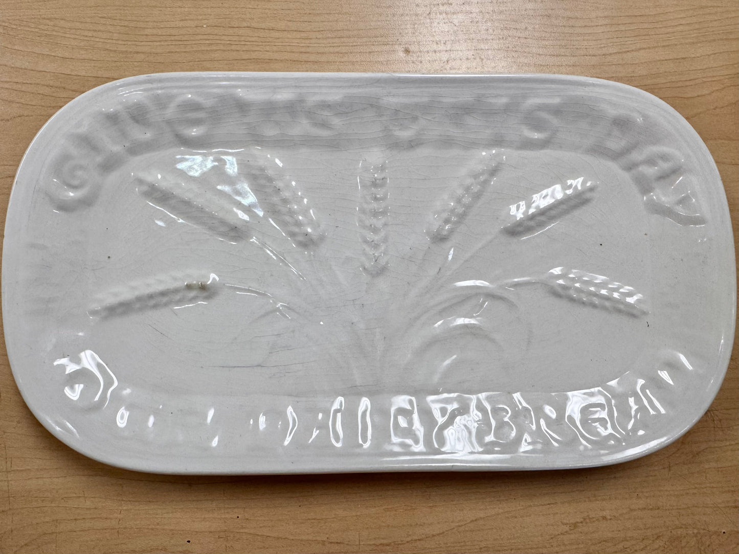 1960s Holland Mold Comp Daily Bread Platter