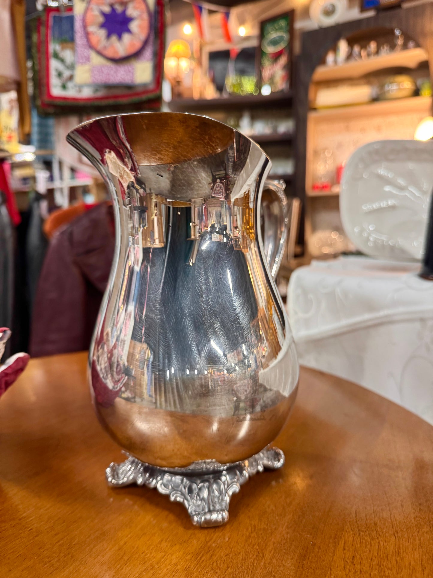 WM Rogers & Son Silver-plated Water Pitcher
