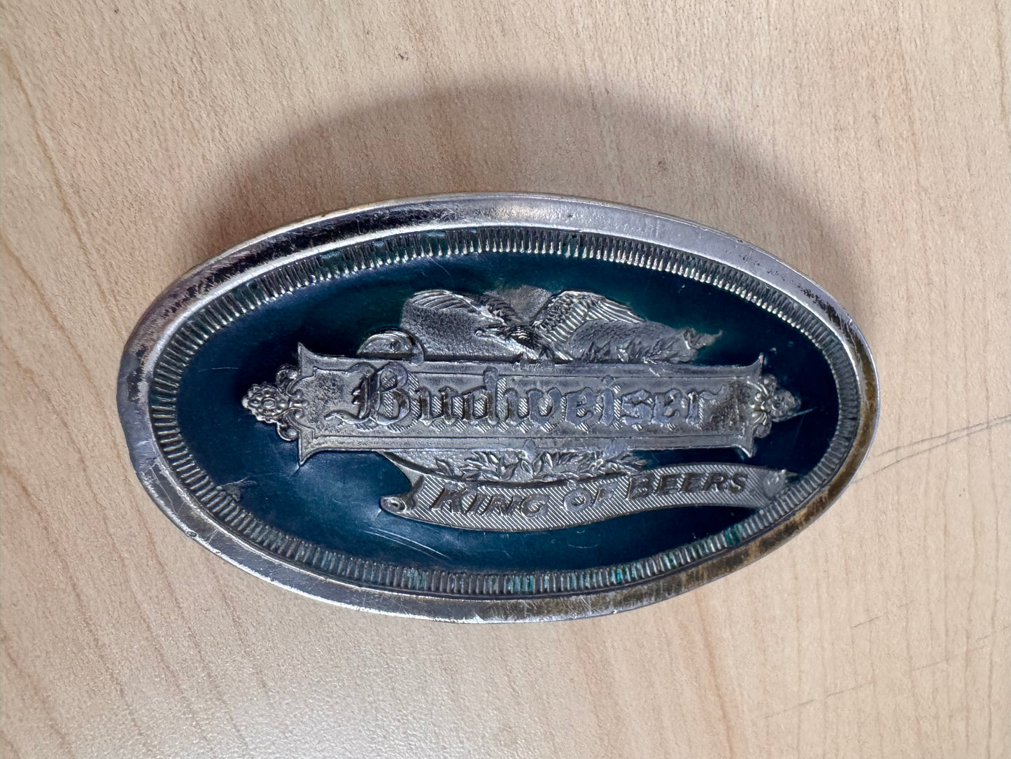 1970s Budweiser Oval Belt Buckle