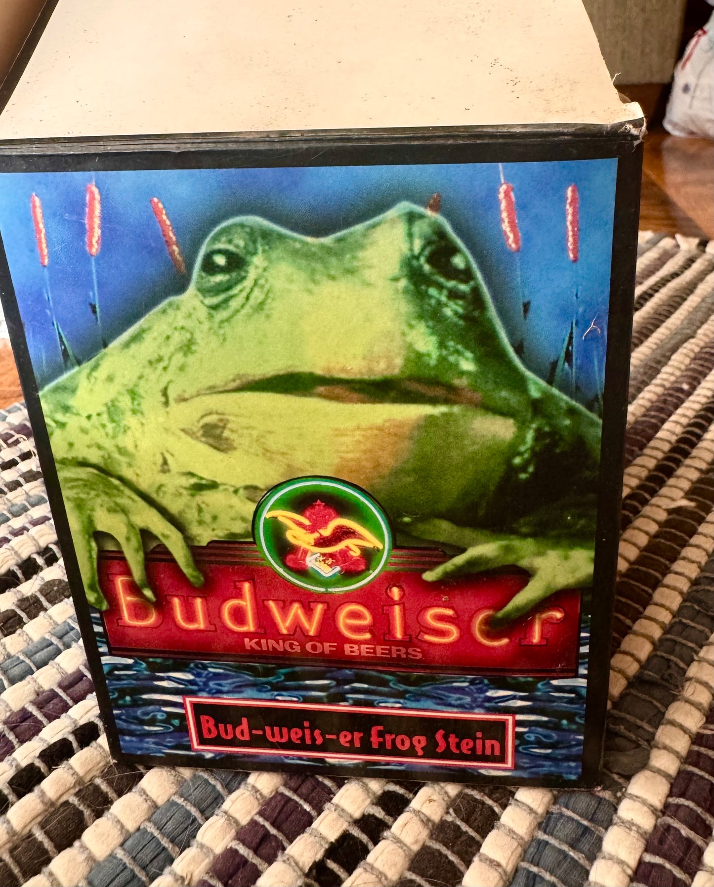 1996 Bud-Weis-Er Frog Stein