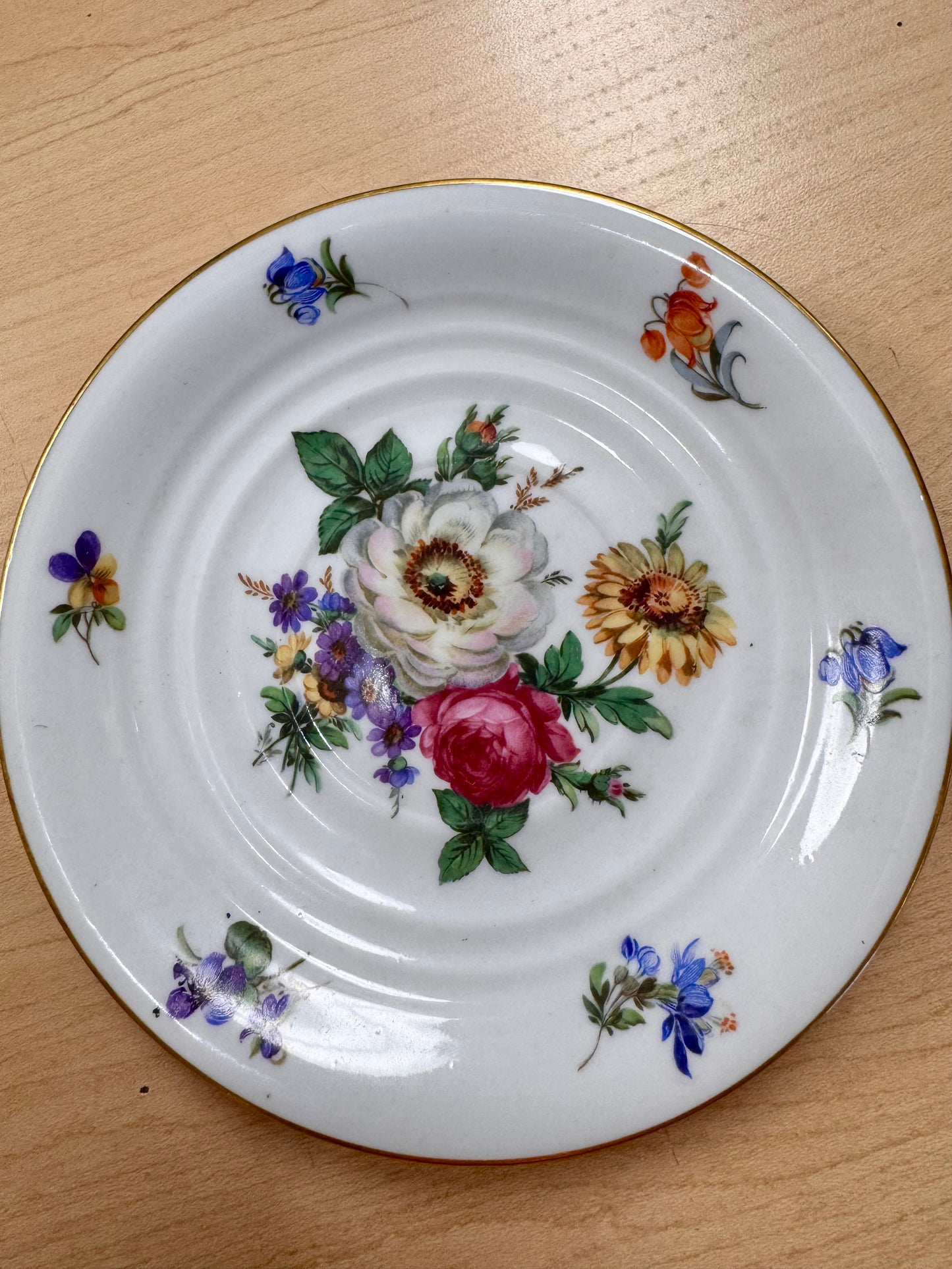 Mitterteich Porcelain Teacup & Saucer Set