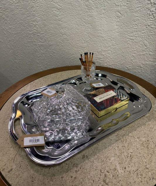 Silver tray