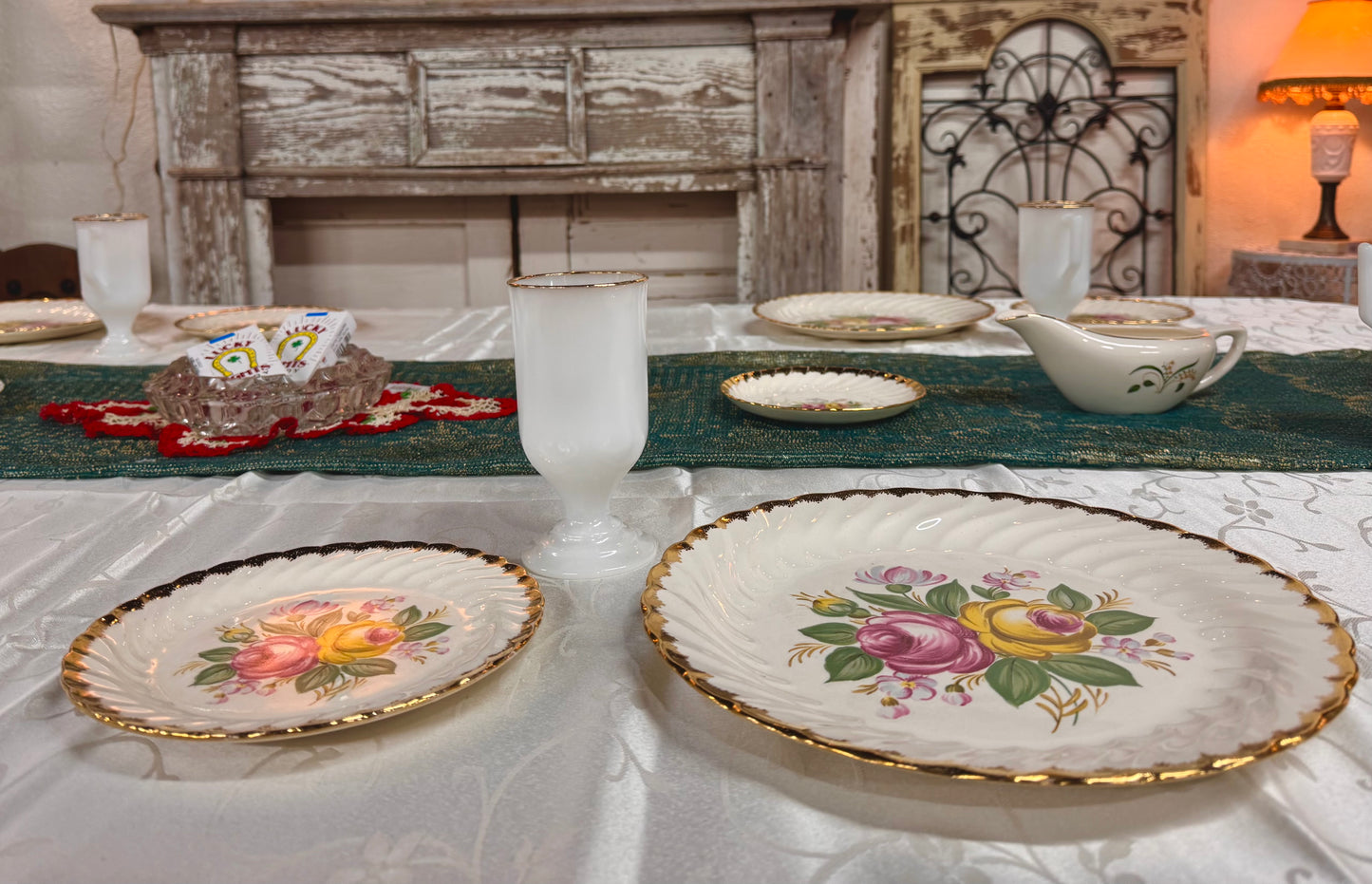 22K Gold Quban Royal Salad Plate