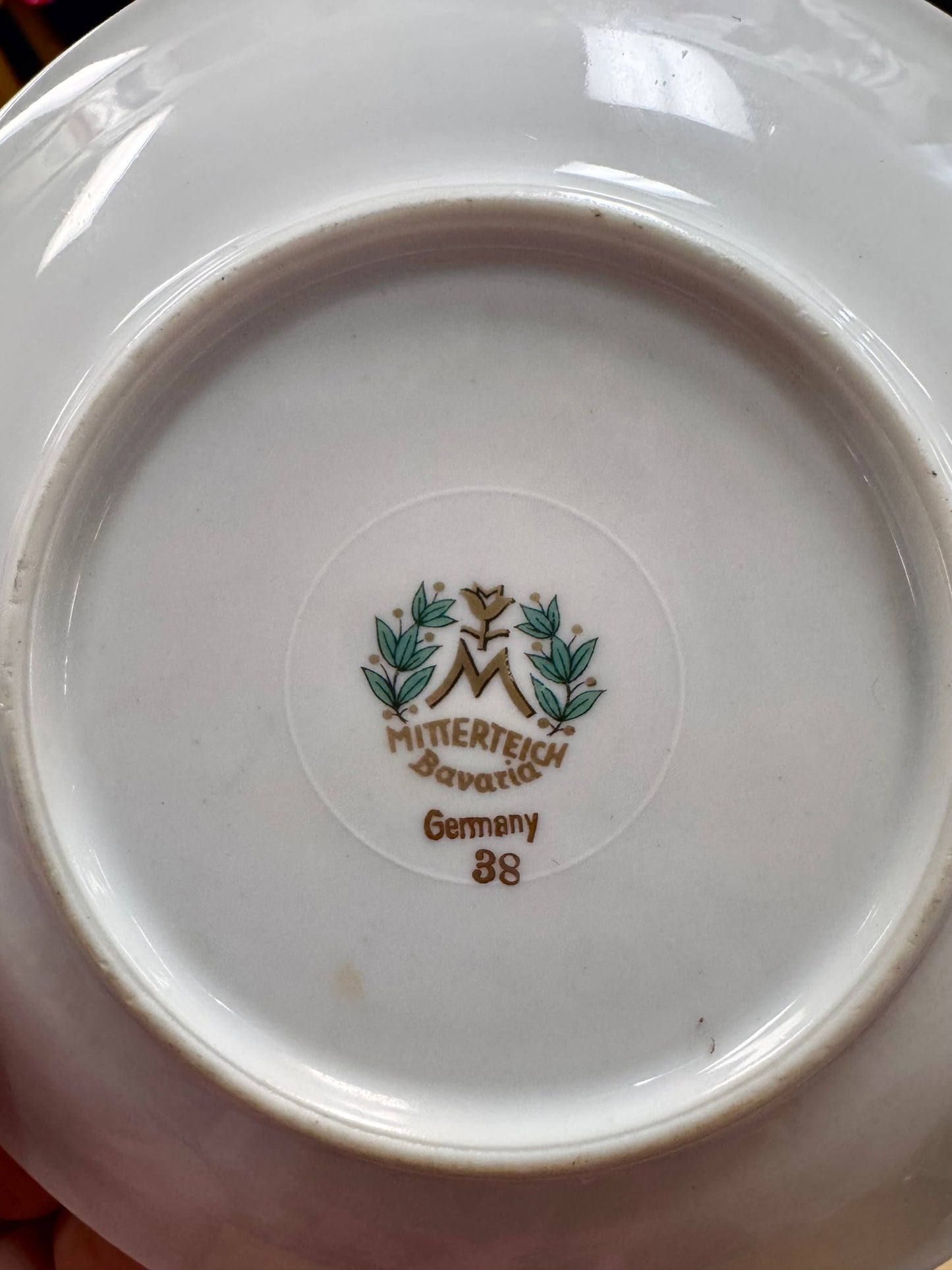 Mitterteich Porcelain Teacup & Saucer Set