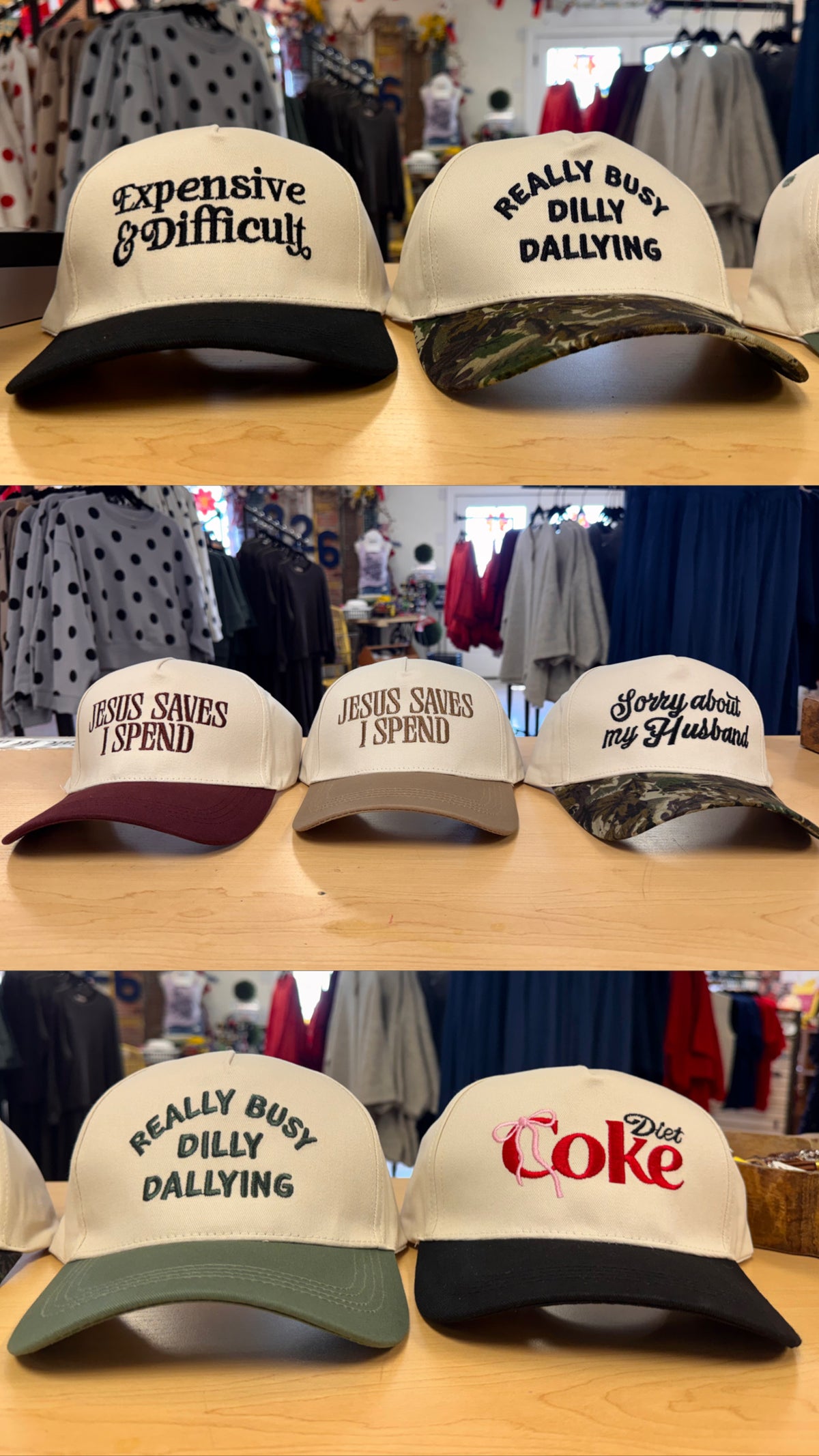 Caps Embroidered