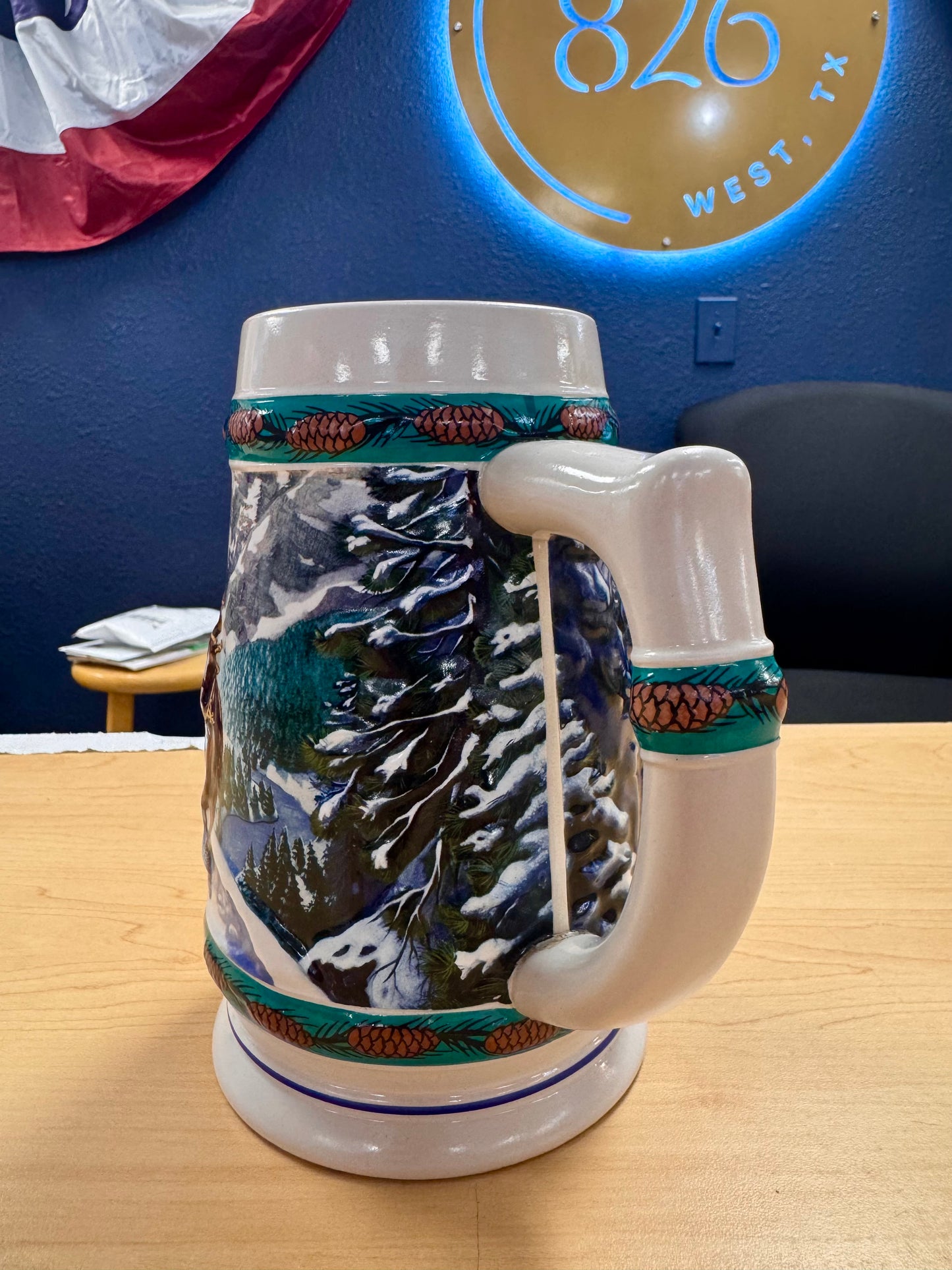 1993 Budweiser Holiday "Special Delivery" Stein
