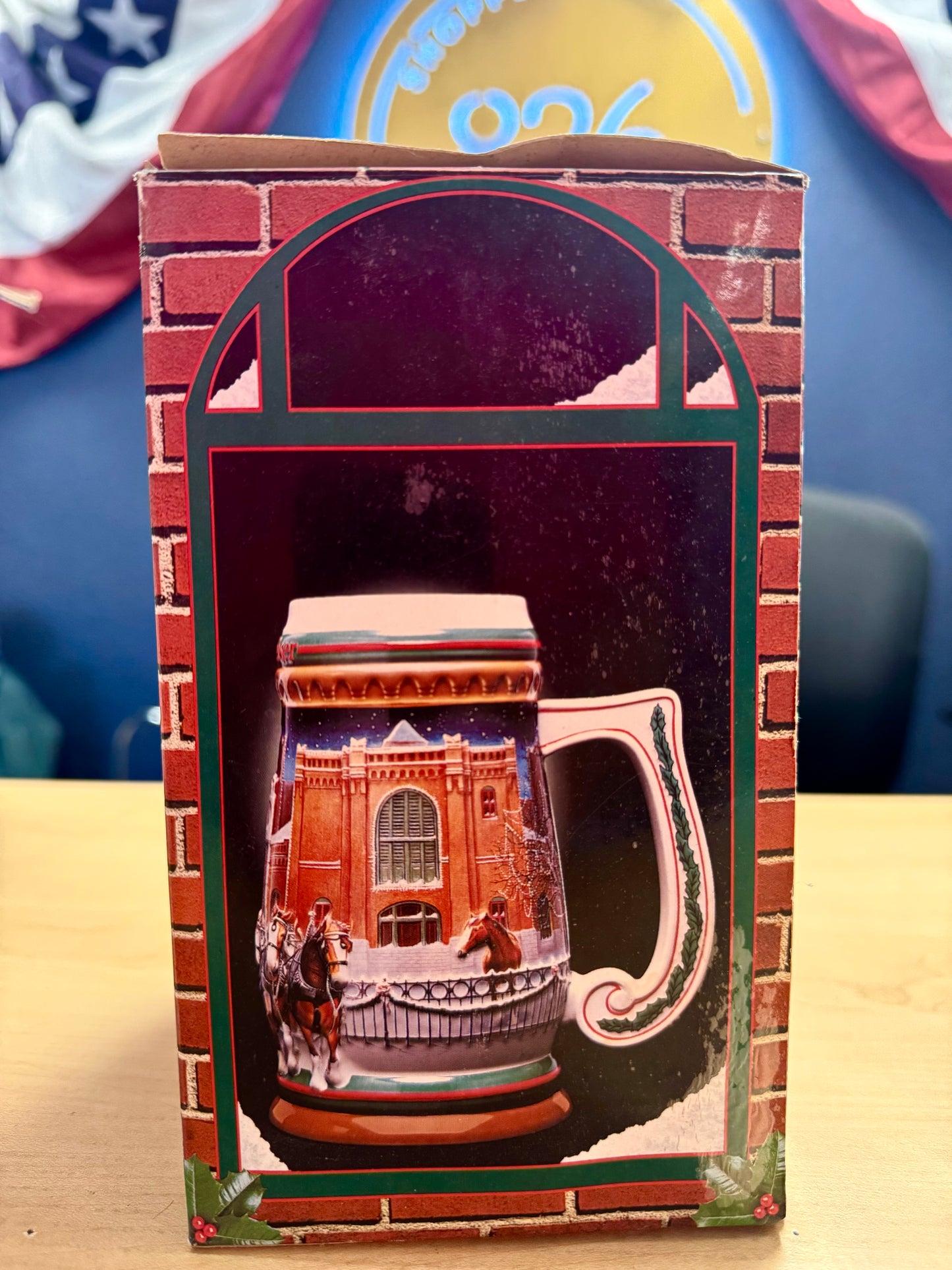 1997 Budweiser Home for the Holidays Stein