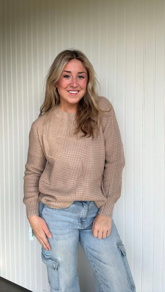 764 b Sterling staple sweater camel