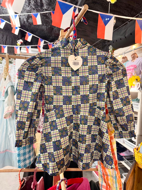 1960s Handmade 1 of a Kind Mod-Style Dress