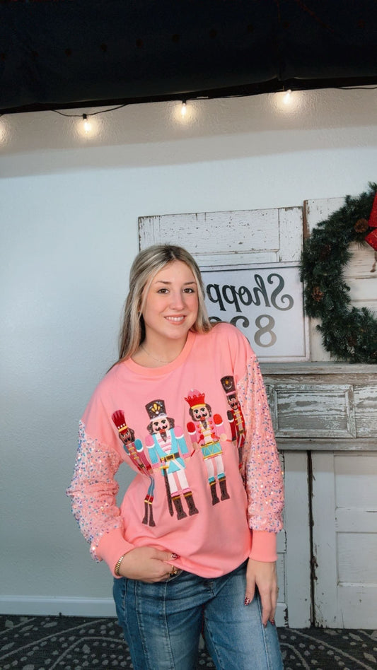 Season to Sparkle Sequin Top