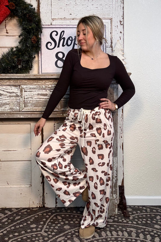Big Leopard Print Pant