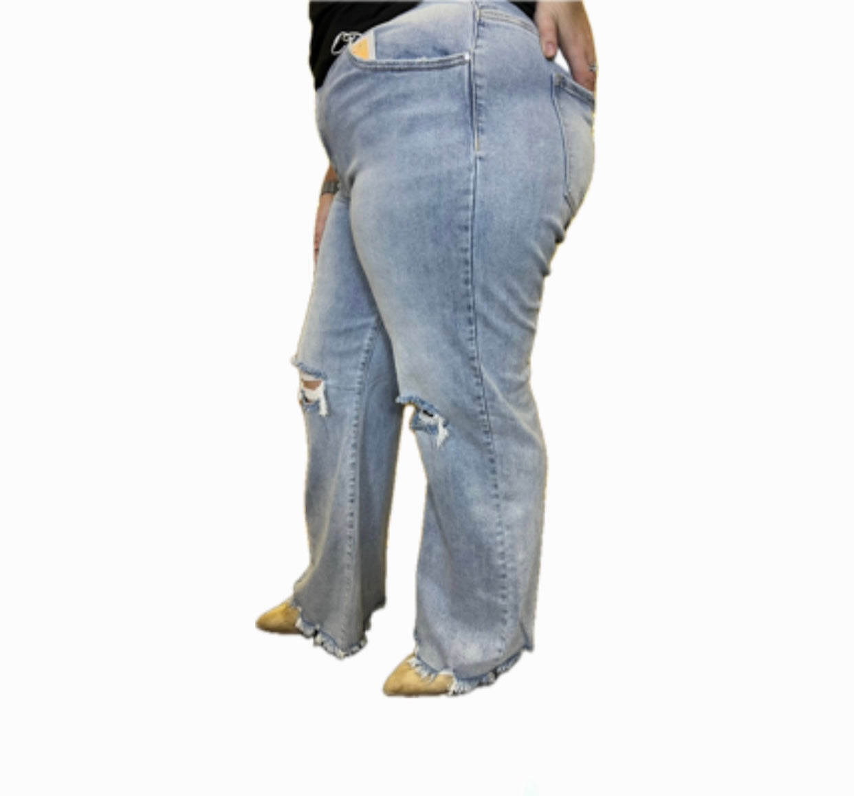 High Rise Wide Leg Jeans- Risen