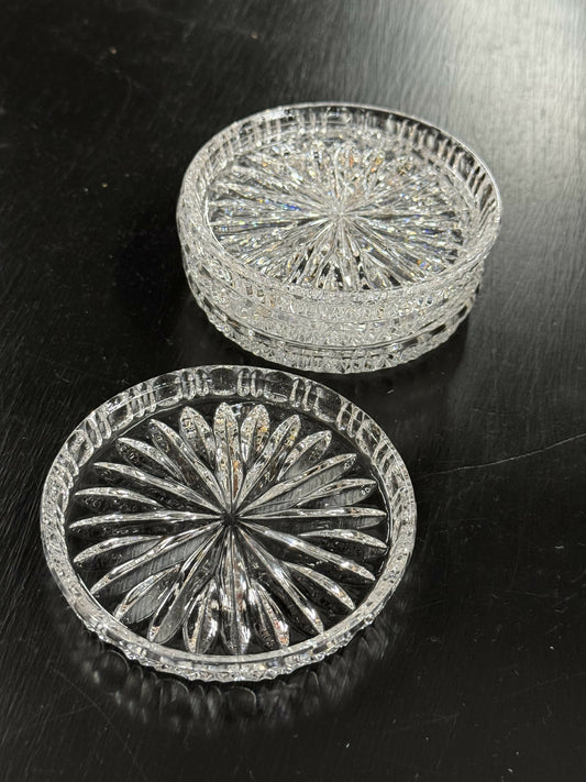 Crystal coasters