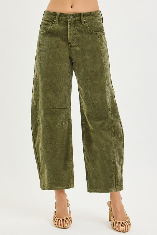 Risen Moss Jeans