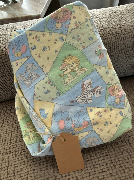 Vintage crib sheet