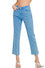 Acid Washed Cropped  Blue