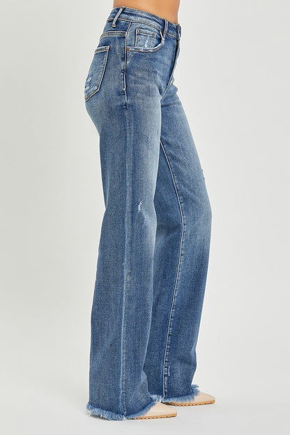 Long Straight Jeans