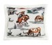 Sherpa Pillow - Ranch Life Western Toile Campfire Duffle/Color