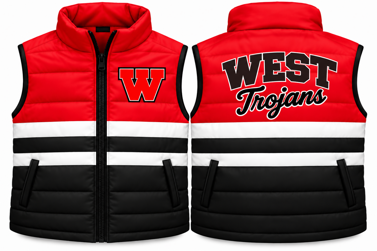 Pre Order West Vest- Stripe