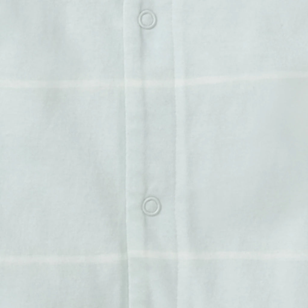 Baby Boy Blue Stripe Jumpsuit & Hat Set