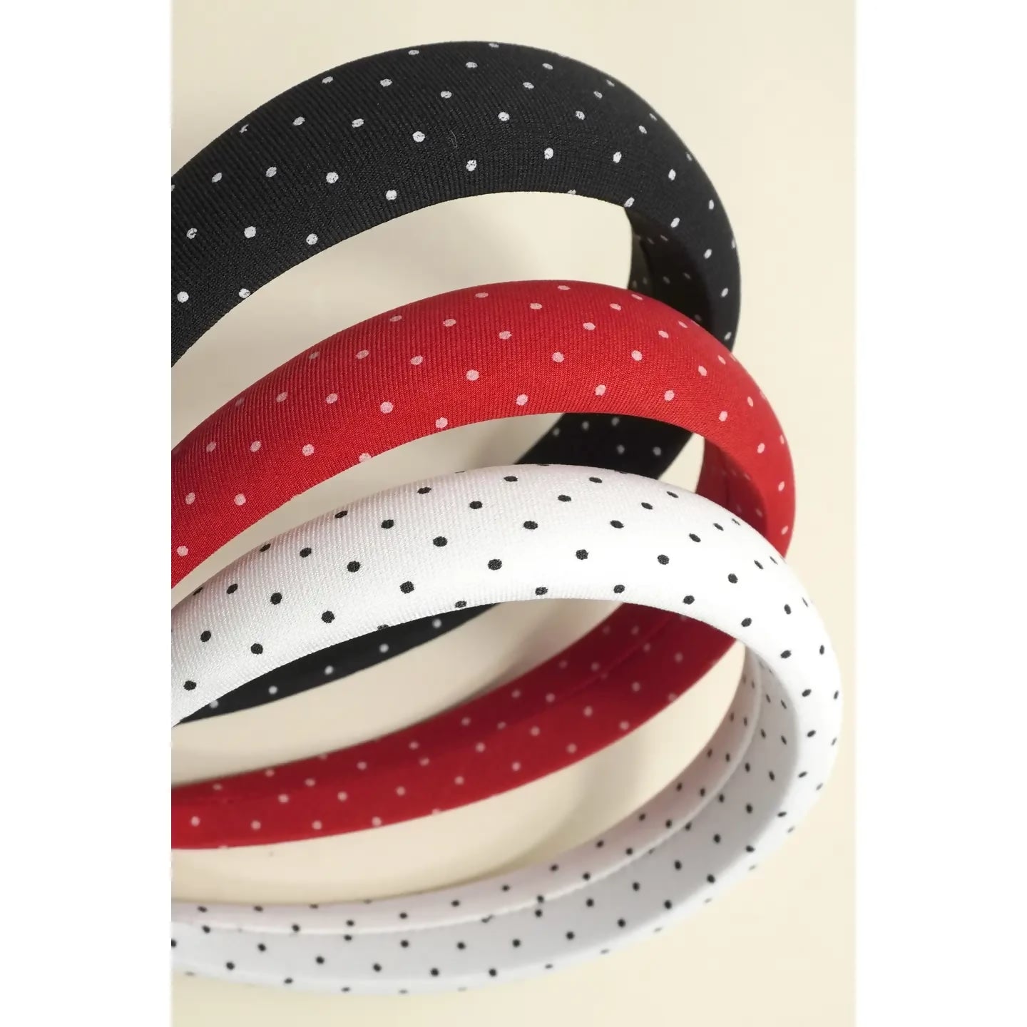 Polka Dot Padded Headband