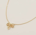 Dainty Bow Necklace