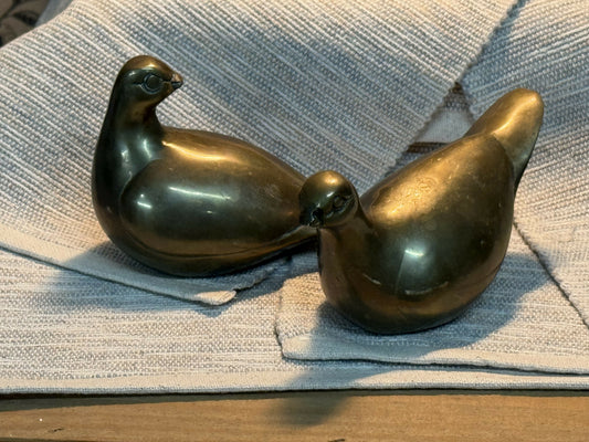 Brass Dove pair