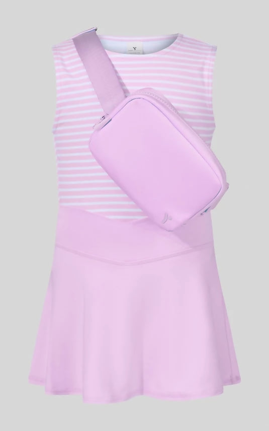 Pink Girls Tank, Skort, Fanny Bag Set