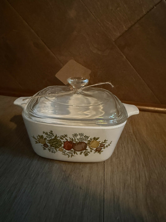 Corning Ware Spice of Life petite casserole dish