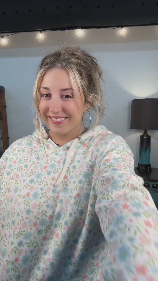 Floral Hoodie