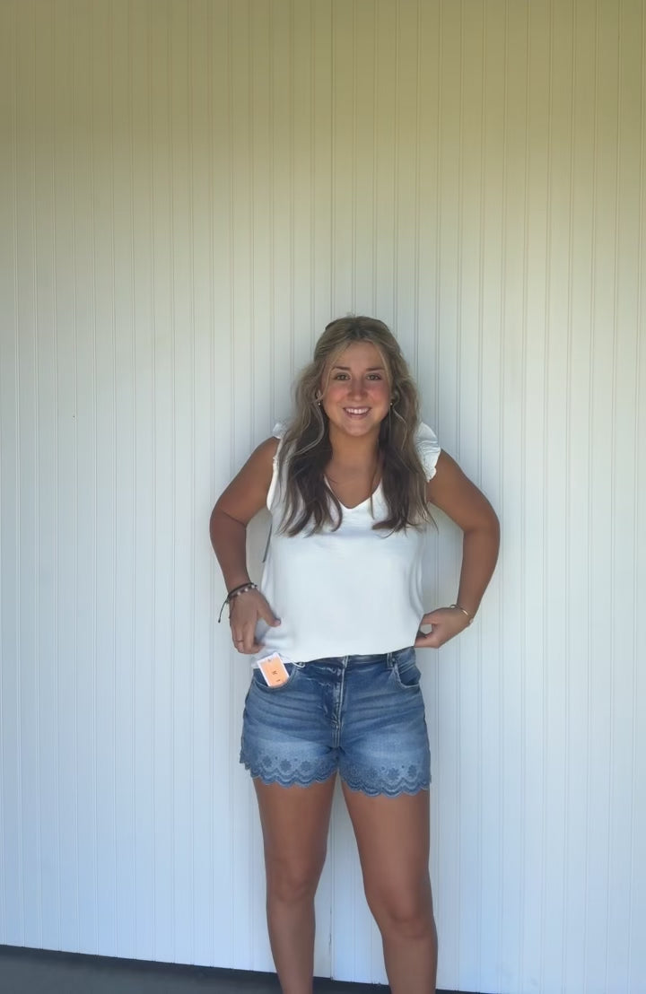 Czech denim shorts