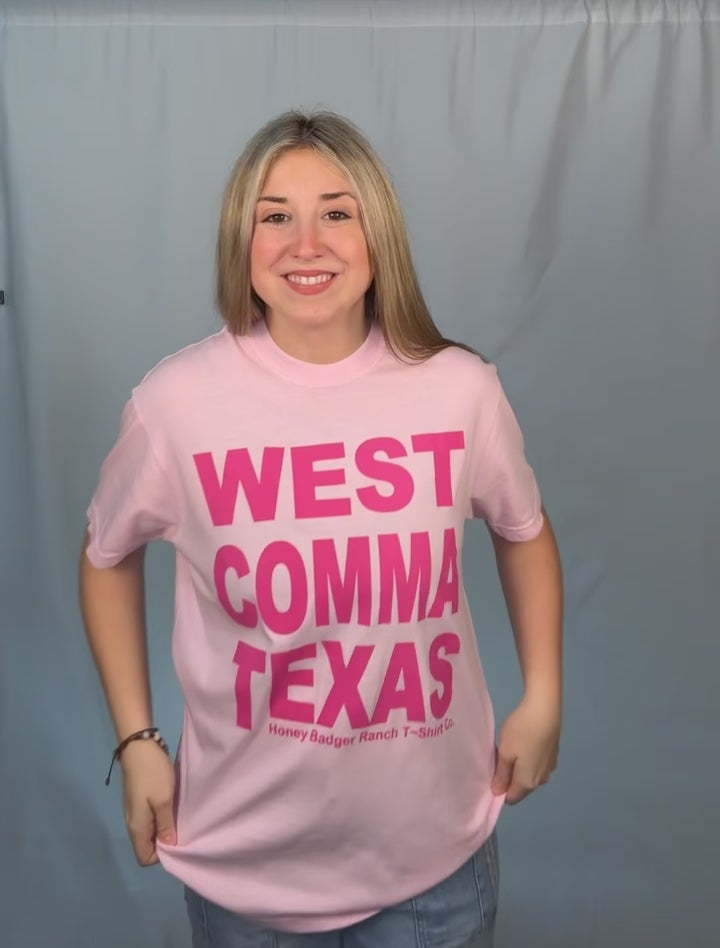 West Comma Texas Tee