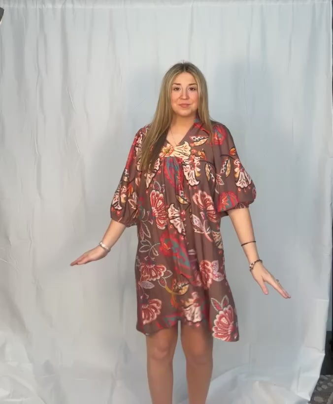 Paisley Floral Dress
