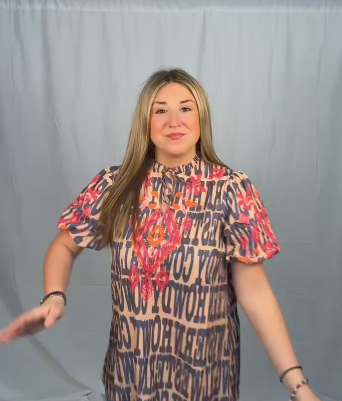 556 howdy cowgirl top