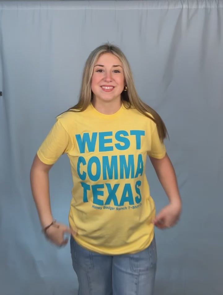 West Comma Texas Tee