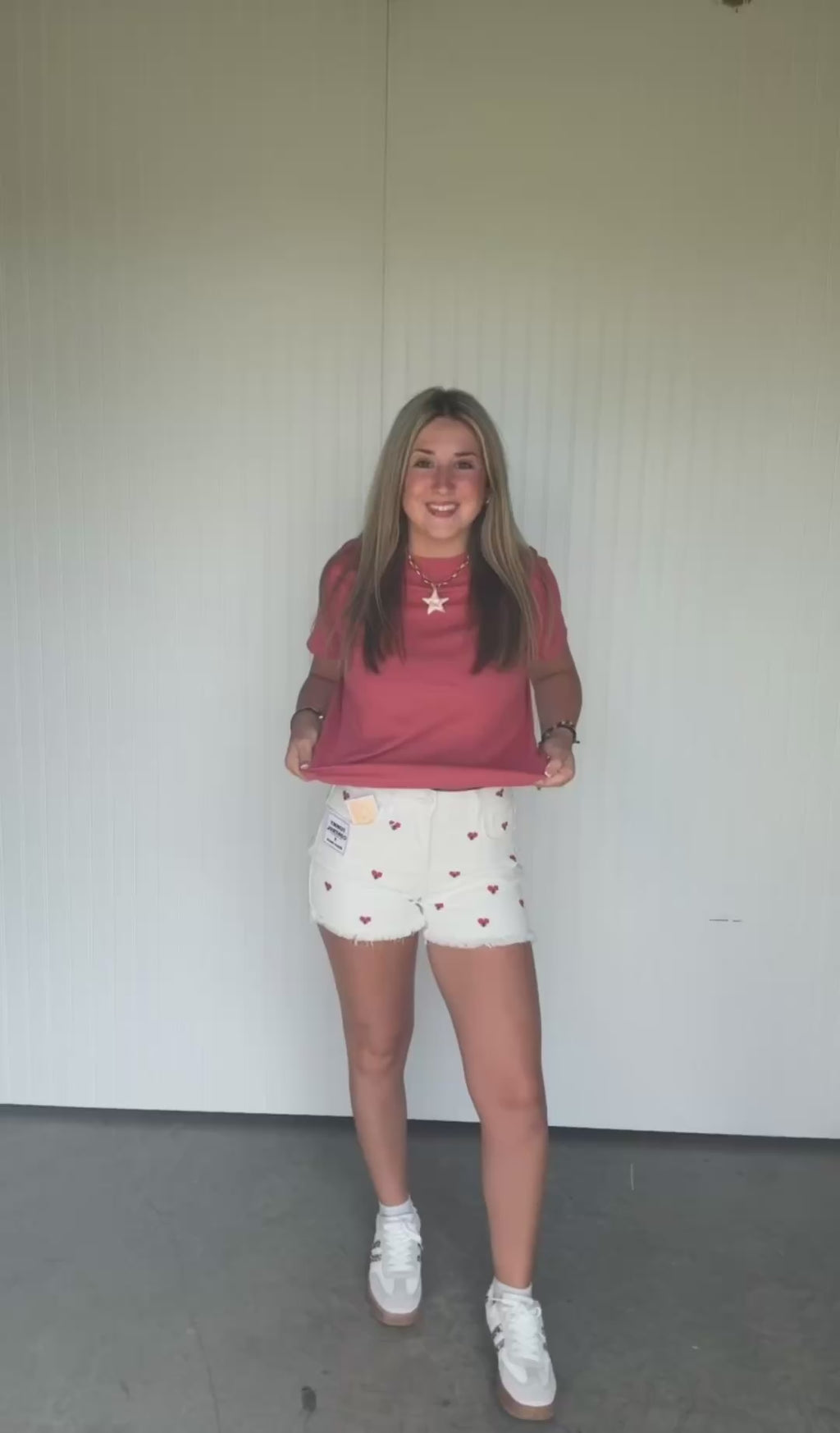 Risen flower shorts