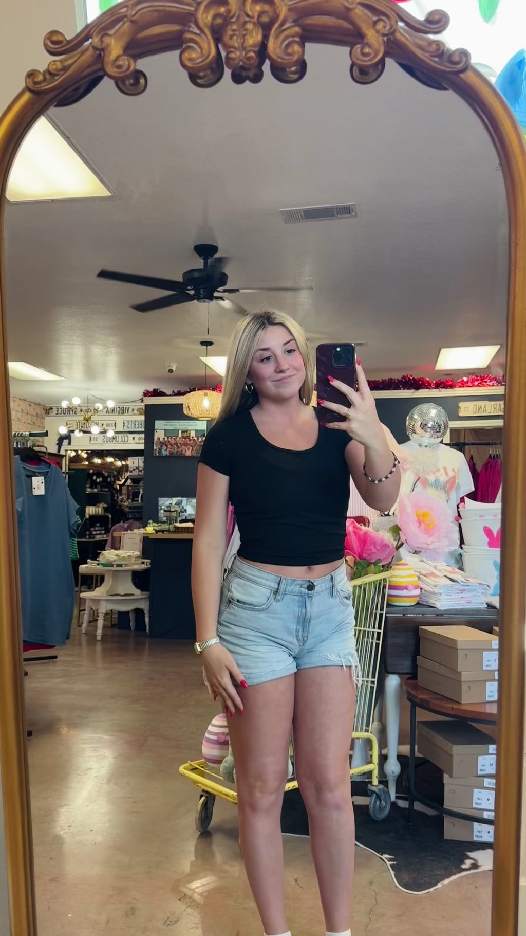 558 s/s crop tops