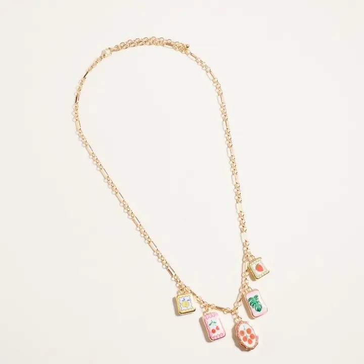 Vintage Fruit Necklace