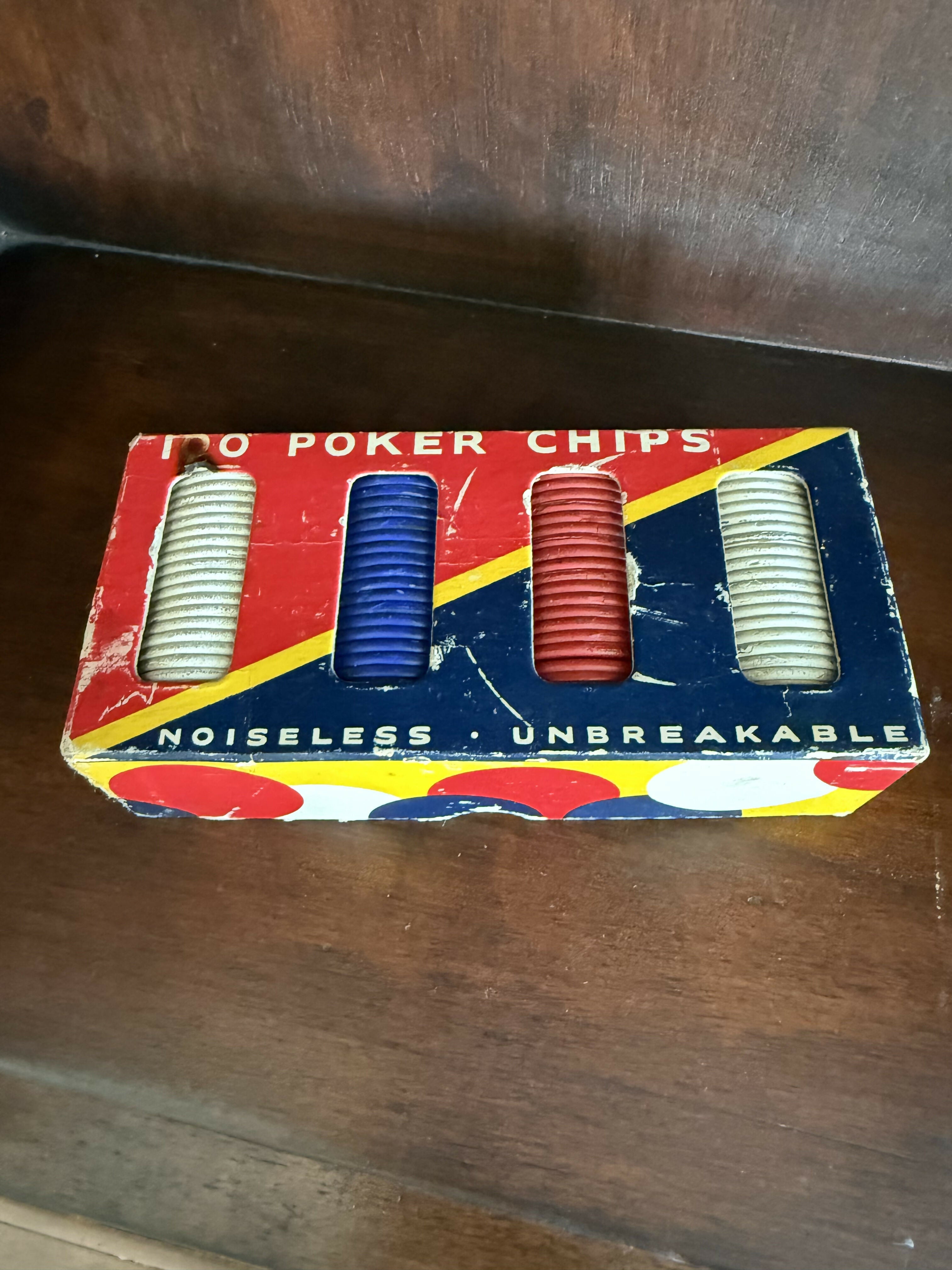 Vintage poker chips